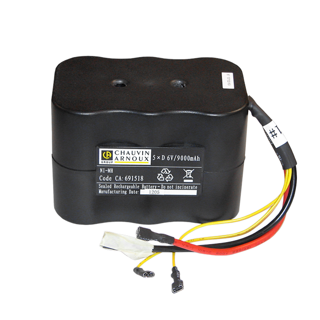 AEMC Instruments Replacement NiMH 6V 9000mAH for Model 6240, 6250, & 6255 Replacement for CAT #2960.42 & CAT #2960.43 # 2129.91