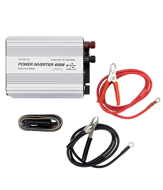 AEMC Instruments Inverter - 12V DC to 120V AC 200 Watt for Vehicle Use (For Ground Testers, Megohmmeters & Micro-Ohmmeters) # 2135.43