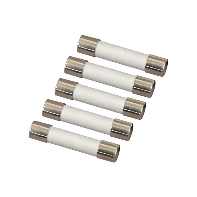AEMC Instruments Fuse - Set of 5, FF, 0.63A, 250V, 1.5kA, 5x20mm for Models 6470-B, 6471 & 6472 # 2135.81