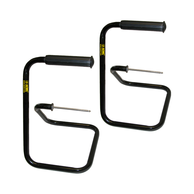 AEMC Instruments Caddy - Set of 2, Reel Caddy for Use w/Ground Kit Spools # 2135.85