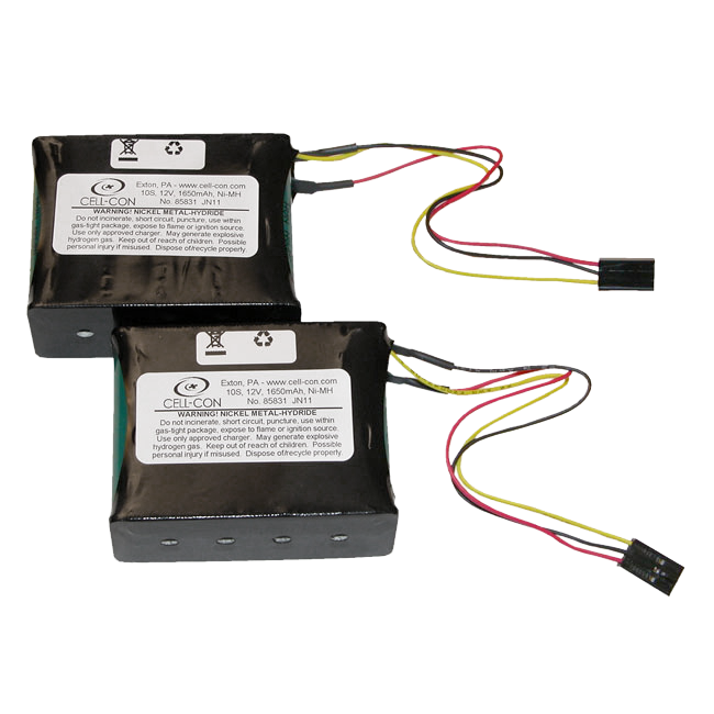 AEMC Instruments Battery - Replacement, Set of 2, 12V NiMH Rechargeable for DTR Model 8510 # 2136.78