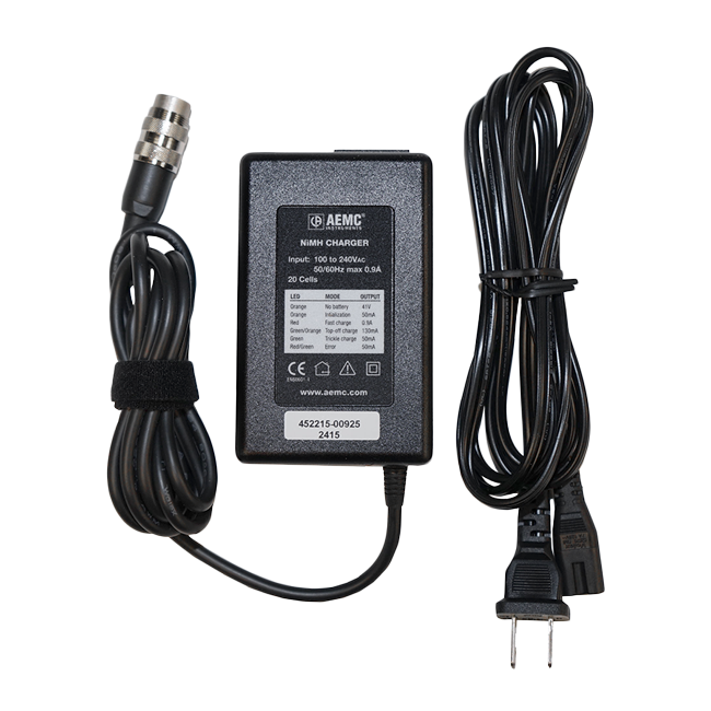 AEMC Instruments Battery Charger - - Replacement, 110 to 240V Charger for DTR Model 8510 # 2136.79