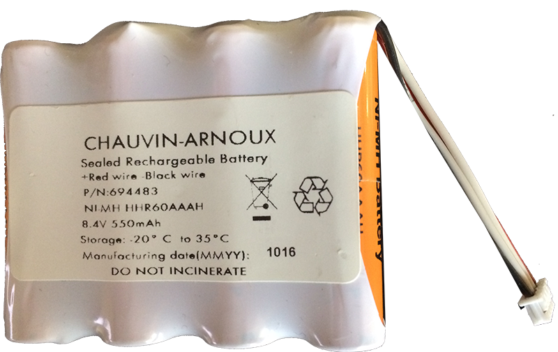 AEMC Instruments Battery - Replacement NiMH 8.4V for Models PEL 102, PEL 103, PEL 112, & PEL 113 (ETL Approved) # 2137.81