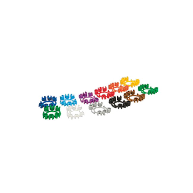 AEMC Instruments Replacement - Set of 12, Color-Coded Input ID Markers for Model 8333, 8335, 8336, 8345, 8435, 8436, & PEL Series # 2140.45
