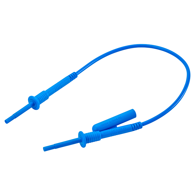 AEMC Instruments Lead - Replacement 1.5 ft 15kV Blue Jumper Lead for Megohmmeter Models 6550 & 6555 # 2151.37