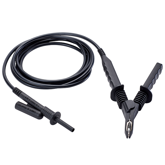 AEMC Instruments Lead - One 45 ft 15kV Black Guard w/Integral Clip for Use with Models 6550 & 6555 # 2151.41