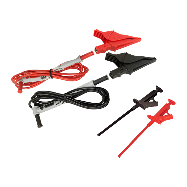 AEMC Instruments Lead - Utility Test Lead Kit # 4 Test leads & alligator clips rated 1000V CAT IV; Grip probes are rated 600V CAT IV
