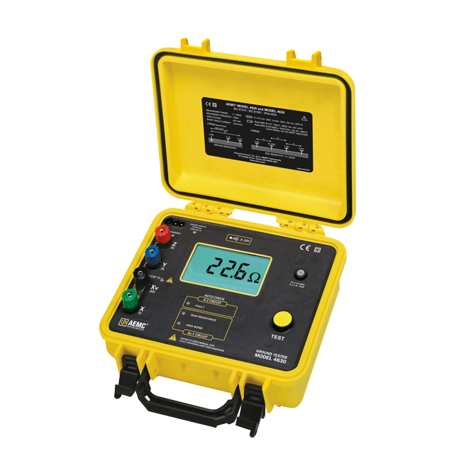 AEMC Instruments Ground Resistance Tester # 4630 Kit-500ft