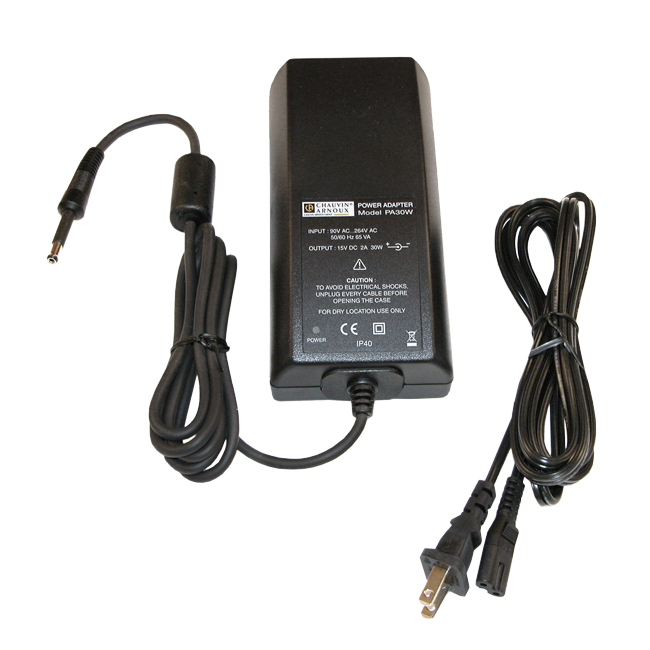 AEMC Instruments Power Adapter (Replacement) 110/230V with US Power Cord for Use with Models 8333, 8335, 8336 and C.a 6116 # 5000.19