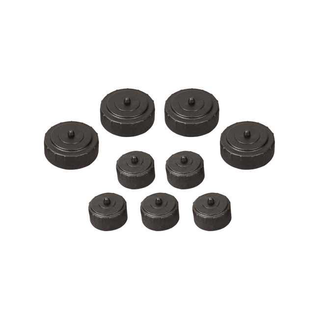 AEMC Instruments Caps - Replacement Caps (Set 4-Lg, 5-Sm) for PowerPad III Models 8435, 8436, PEL 105, & PEL 115 # 5000.67