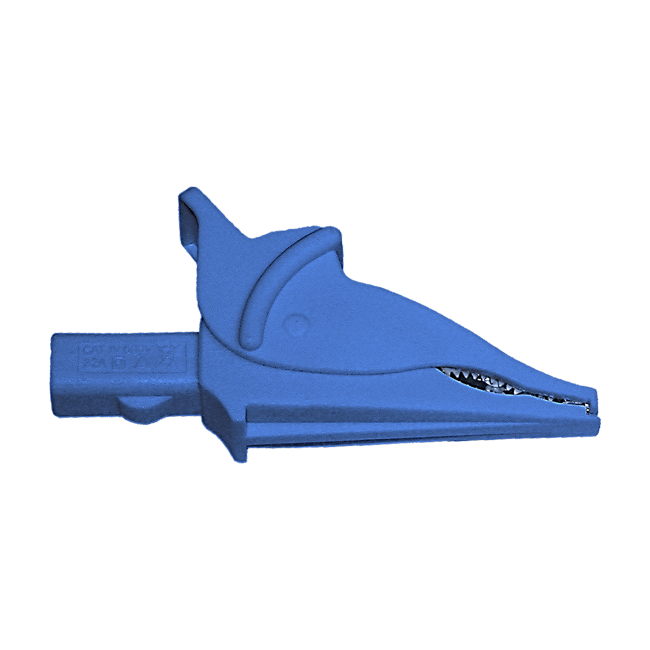 AEMC Instruments Clip - Safety Alligator - Blue (1000V CAT IV, 15A, UL V2) # 5100.04