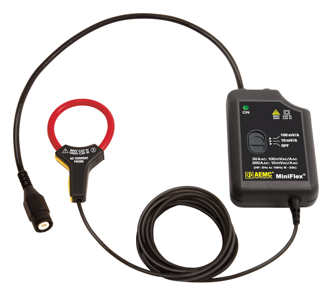 AEMC Instruments MiniFlex 30/300A, 10", 100mV/10mV/A High Frequency (For Any BNC Oscilloscope) # MF 300-10-2-10 HF