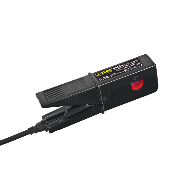 AEMC Instruments AC Current Probe Model MN05 (100A, 1mV/A & 10A, 1mV/mA, Lead) - Model MN103 # MN05