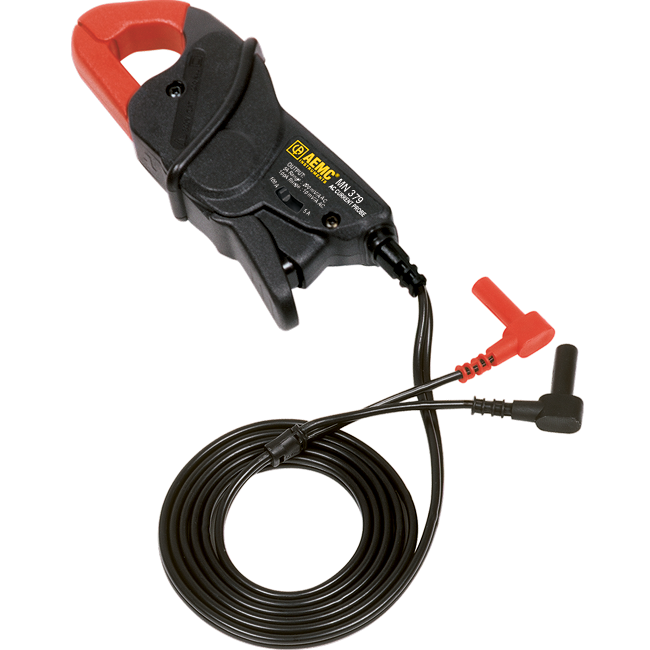 AEMC Instruments AC Current Probe Model MN379 (5A, 200mV/A & 100A, 10mV/a, Lead) # MN379