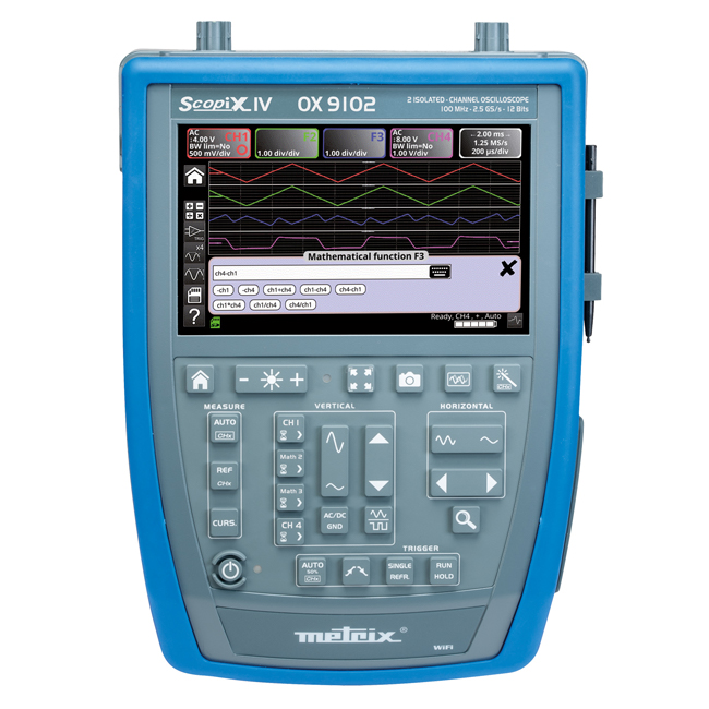 AEMC Instruments Hand-held Oscilloscope Model OX 9102 IV (2-Channel, 100 MHz) # OX 9102 IV 100MHz