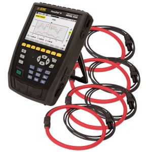 AEMC Instruments PowerPad MiniFlex IV Model 8345 w/4 MA194-24-BK Sensors # 2136.36