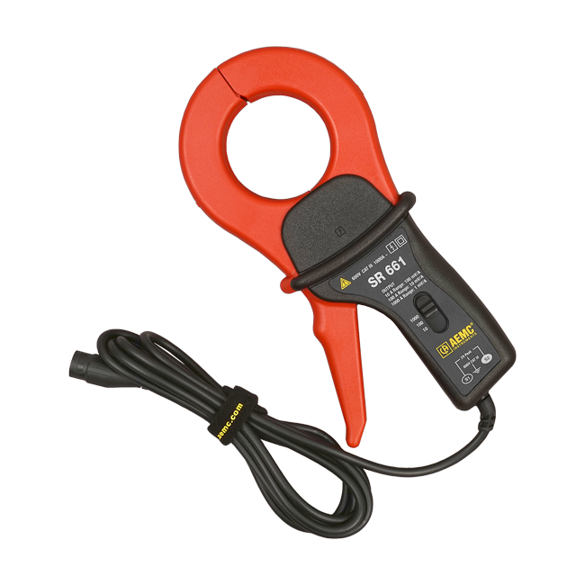 AEMC Instruments AC Current Probe Model SR661 (10A, 100mV/a; 100A, 10mV/A & 1000A, 1mV/a, BNC) # SR661