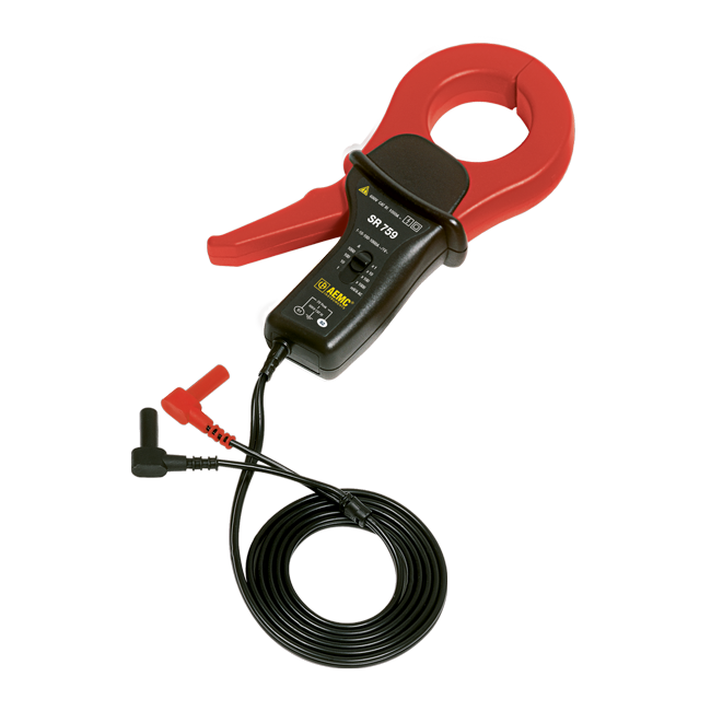 AEMC Instruments AC Current Probe Model SR759 (1A, 10A, 100A, 1000A, mV/a, Lead) # SR759
