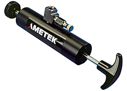 Ametek M&G T-810 Pneumatic Hand Pump, 0-200 PSI (14 bar), Imperial Fittings # T-810