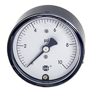 Ametek U.S. Gauge Model 734 Diaphragm-Actuated Low-Pressure Gauge (Low Mount)