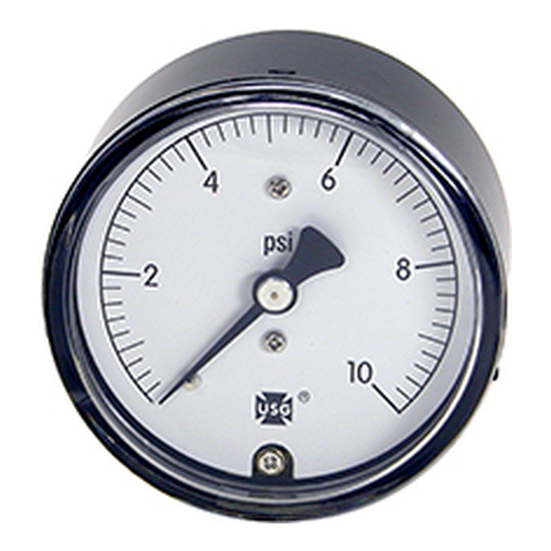 Ametek U.S. Gauge Model 734 Diaphragm-Actuated Low-Pressure Gauge (Low Mount) # 734