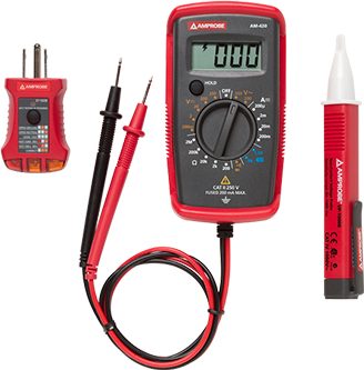 Amprobe PK-110 Electrical Test Kit (AM-420 DMM, ST-102B Socket Tester, VP-1000 NCV) # PK-110