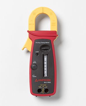 Amprobe Clamp Meter Analog CAT IV 600V-300A, 1 Inch Jaw # RS-3 PRO
