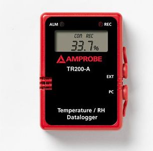 Amprobe Temperature/RH Data Logger with Digital Display and USB