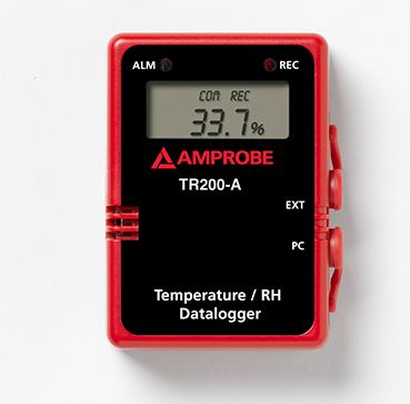 Amprobe Temperature/RH Data Logger with Digital Display and USB # TR200-A