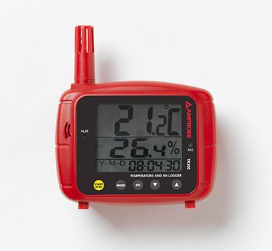 Amprobe Temperature/RH Data Logger, DP, Dual Display # TR300