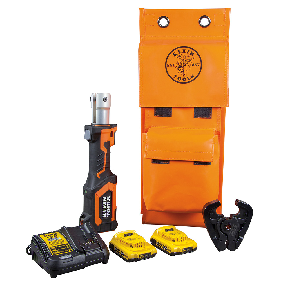 Klein Battery-Operated Crimper, D3 Groove, 2 AH # BAT207T2