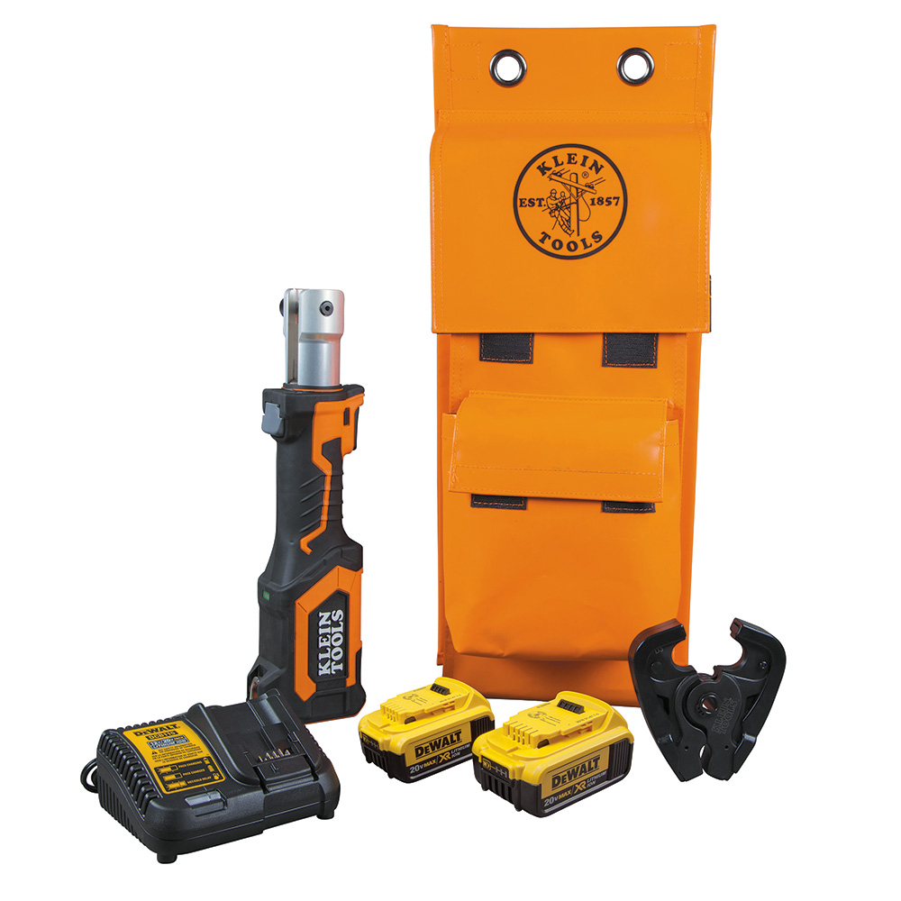 Klein Battery-Operated Crimper, D3 Groove, 4 AH # BAT207T24H