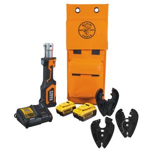 Klein Battery-Op Cut/Crimper, Bg Die/D3 Groove/ACSR/EHS # BAT207T4H