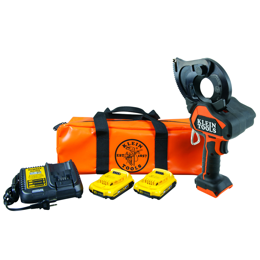 Klein Battery-Operated Cu/AL Closed-Jaw Cutter, 2 AH # BAT20GD10