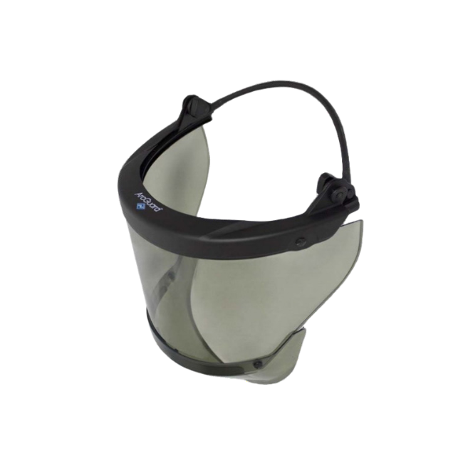 Cementex 12 Cal Arc Shield: Full Brim Gray # AFS-12GFB
