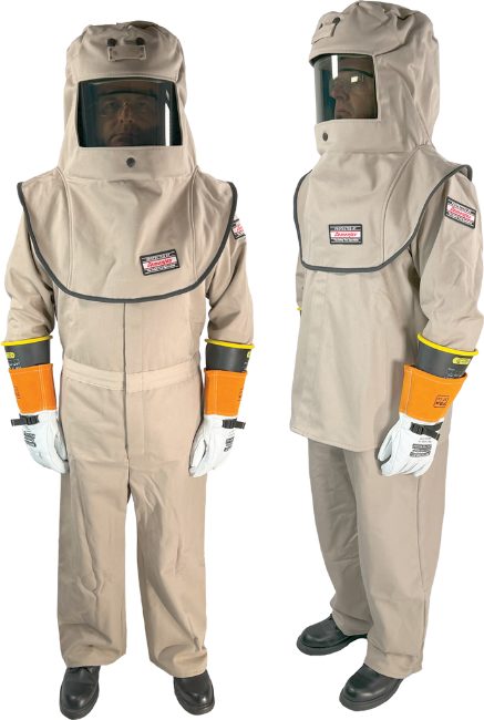 Cementex 40 Cal Coverall Storage Canister Kit: 3XL (With Class 2 Glove Kit) # AFSC-HRC4CK-3X2