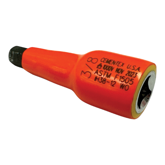 Cementex 1/4" Square Drive 7/32" Hex Bit Socket # IH14-07