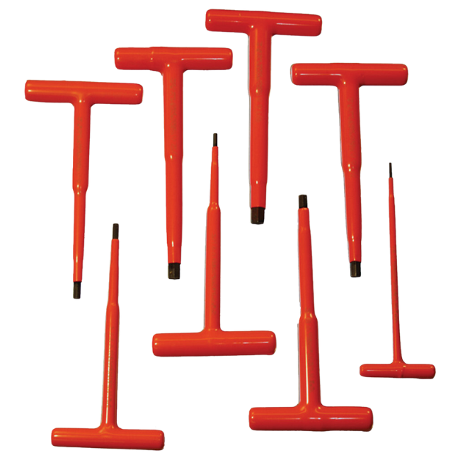Cementex 7-Piece 9" T-Handle Hex Wrench Set # HKS-7T916L