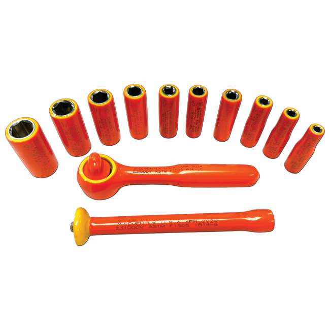 Cementex 13-Piece Deep Wall Socket Tool Set # ISS14-13L
