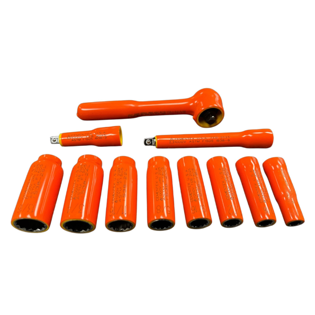 Cementex 11-Piece 3/8" Square Drive Deep Wall Socket Set # ISS38-11L