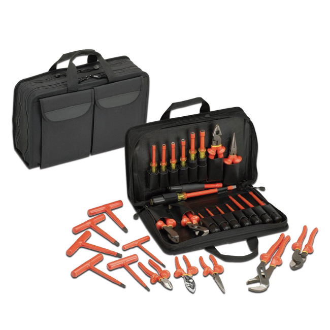 Cementex 30-Piece Basic Electrician Softcase Set # ITS-30B-SC