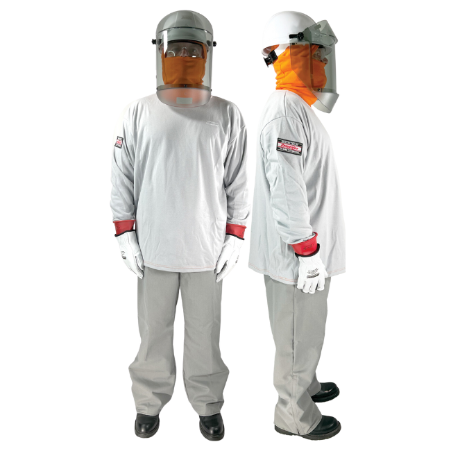 Cementex 12 Cal Lab Coat Storage Canister Kit: M (With Class 2 Glove Kit) # AFSC-CFRLC12-M2