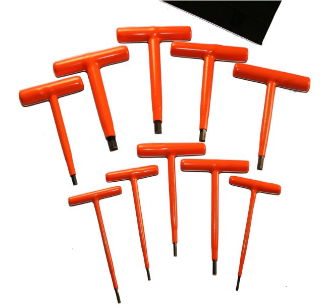 Cementex 10-Piece T-Handle Hex Wrench Set # HKS-10T580