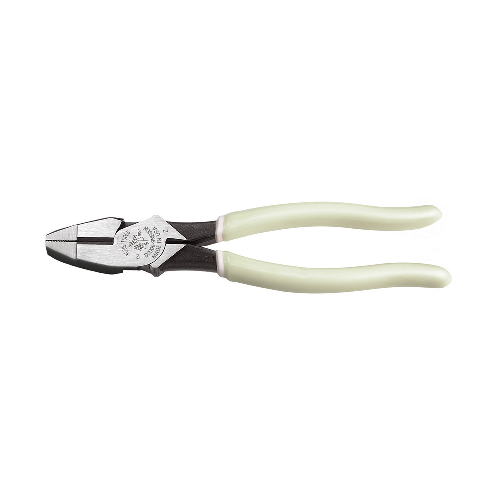 Klein High-Visibility Side-Cutting Pliers High-Leverage # D20009NEGLW