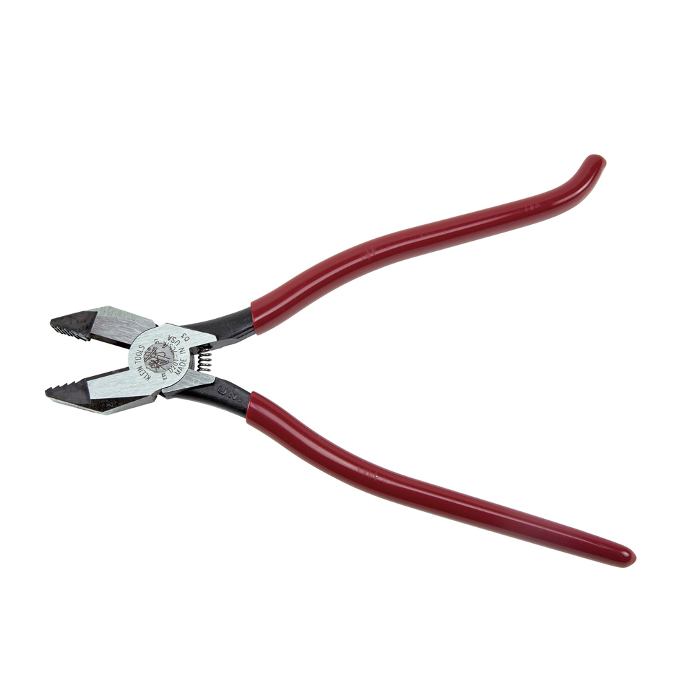 Klein Ironworker's Pliers, Aggressive Knurl, 9-Inch # D201-7CSTA