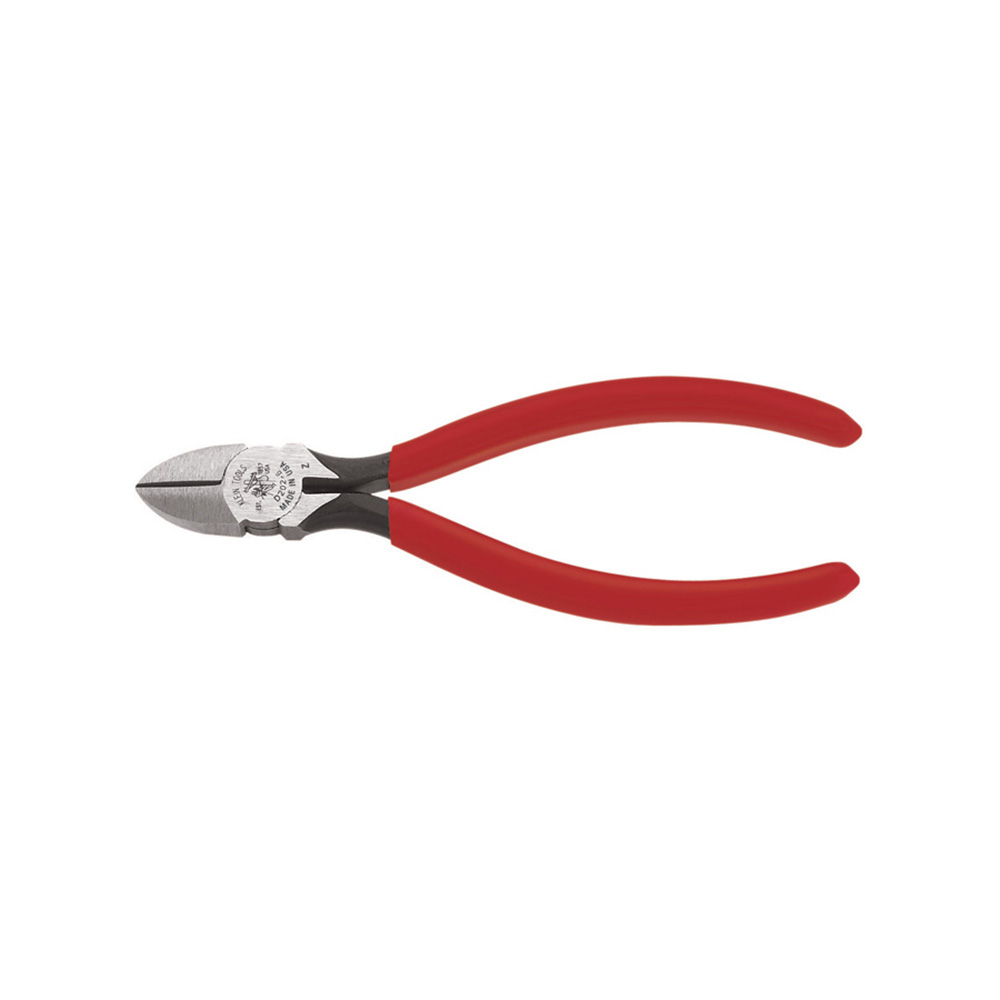 Klein Diagonal Cutting Pliers, Tapered Nose, Spring-Loaded, 6-Inch # D202-6C
