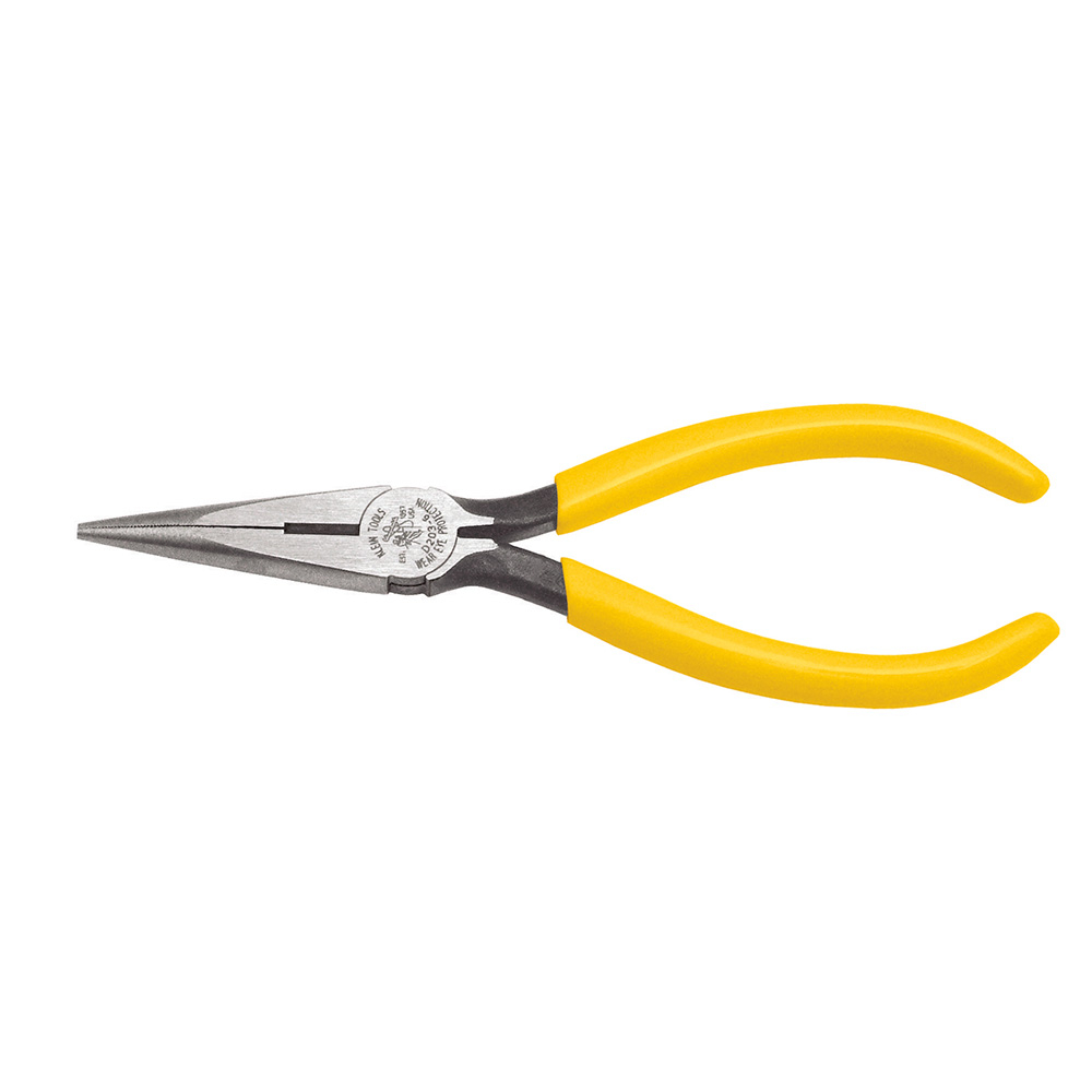 Klein Pliers, Needle Nose Side-Cutters, 6-Inch # D203-6