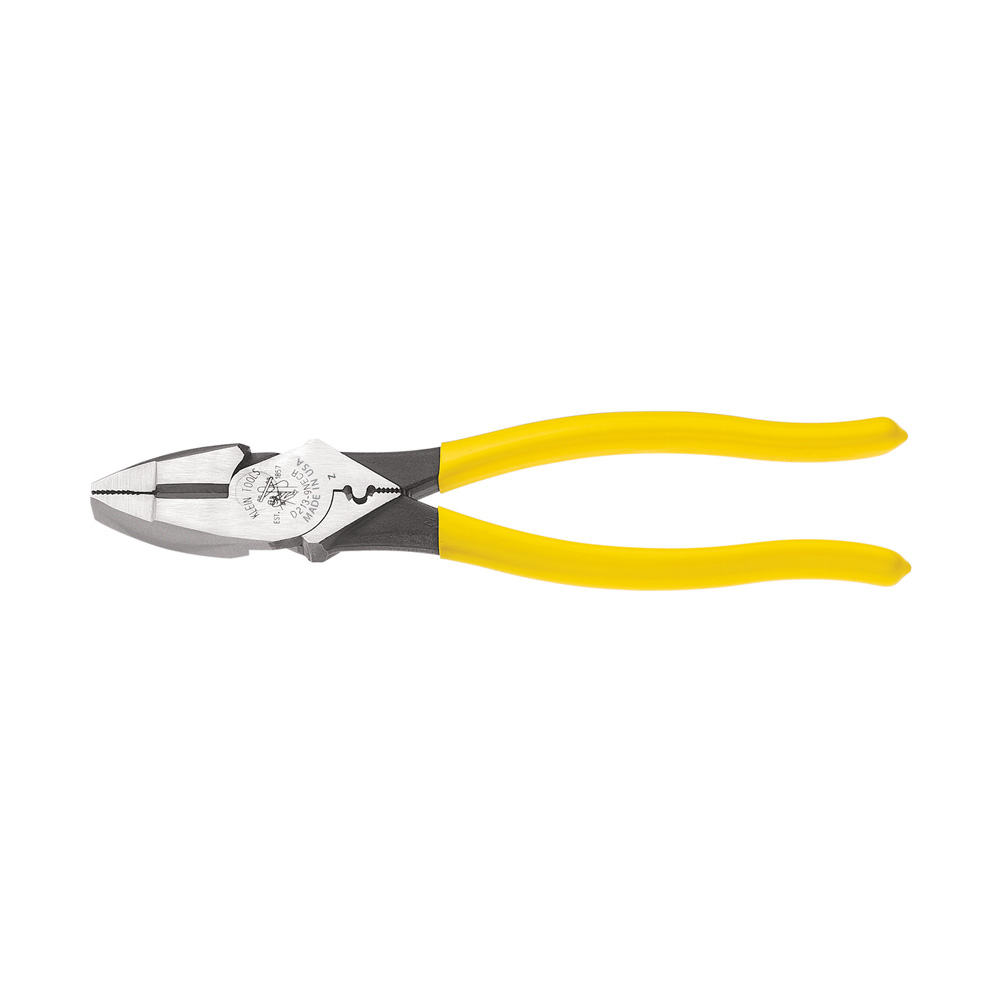 Klein Lineman's Crimping Pliers, 9-Inch # D213-9NE-CR