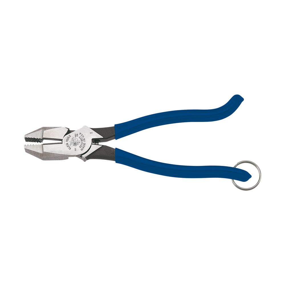 Klein Ironworker's Pliers with Tether Ring # D213-9STT