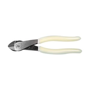 Klein Diagonal Cutting Pliers, Angled Head, High-Visibility, 8-Inch # D248-8-GLW